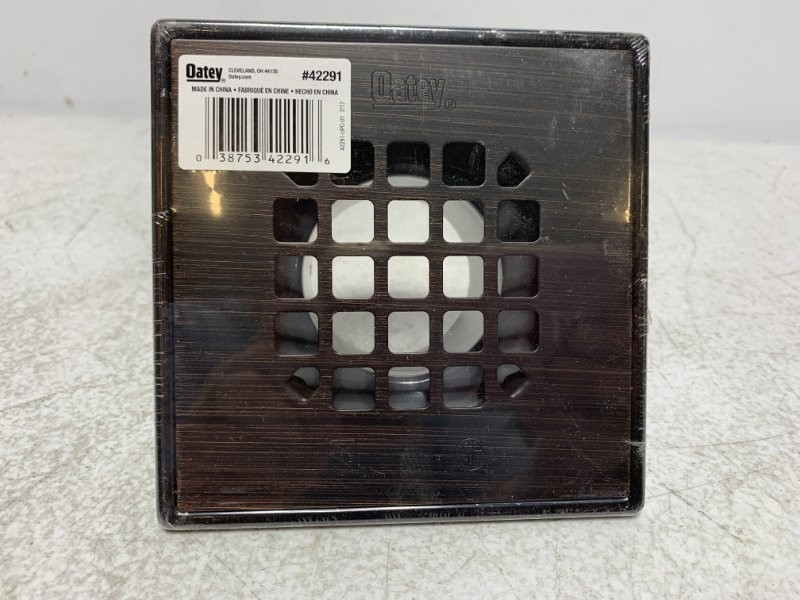 Oatey 42291 Snap Strainer Oil Rubbed Bronze Square