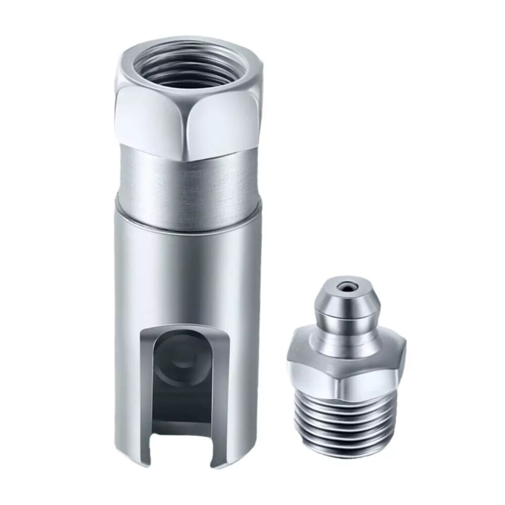 1/2PACK Right-Angle 90-Degree Push-on Grease Coupler With 1/8 Inch NPT Threads