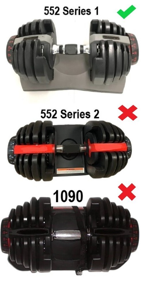 OEM Nautilus Bowflex 552 SERIES 1 Disc 5 SelectTech Dumbbell Replacement -NOT 3D