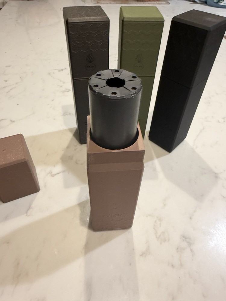 “Can-ister” Suppressor storage Case Coyote Brown