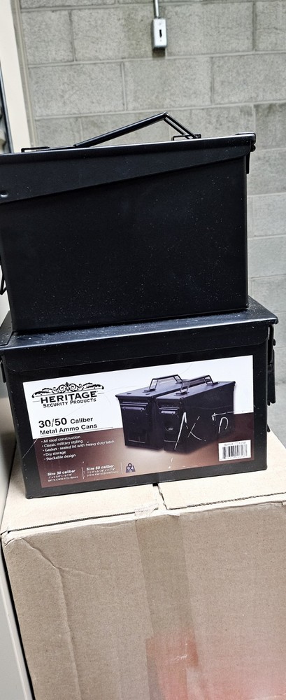 Heritage Security Products 30/50 Caliber Metal Ammo NEW 1 case stackable