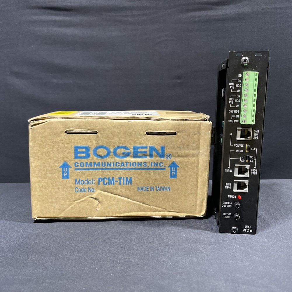 Bogen PCM-TIM Telephone Interface Module for PCM2000 System, TIM, PCM-TIM