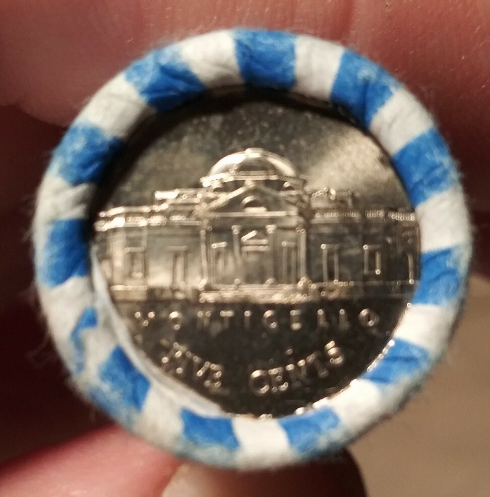 2019 P JEFFERSON NICKEL ROLL ********** Error enders **********