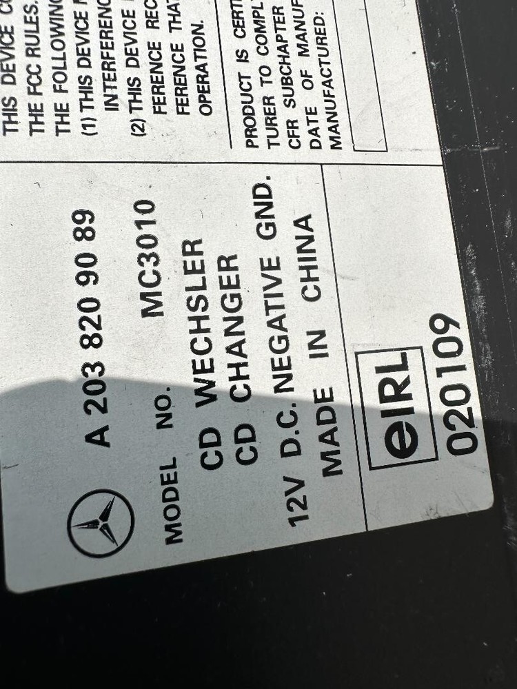 merceds benz c class radio
