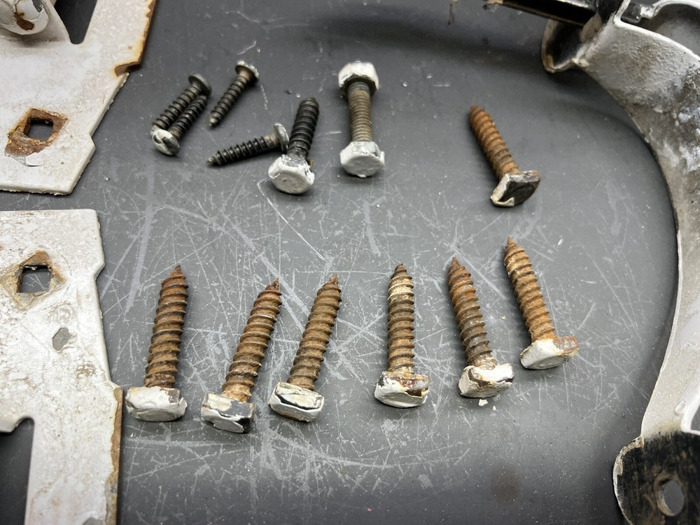 Old VINTAGE Gate hinges and￼ Latch Lock