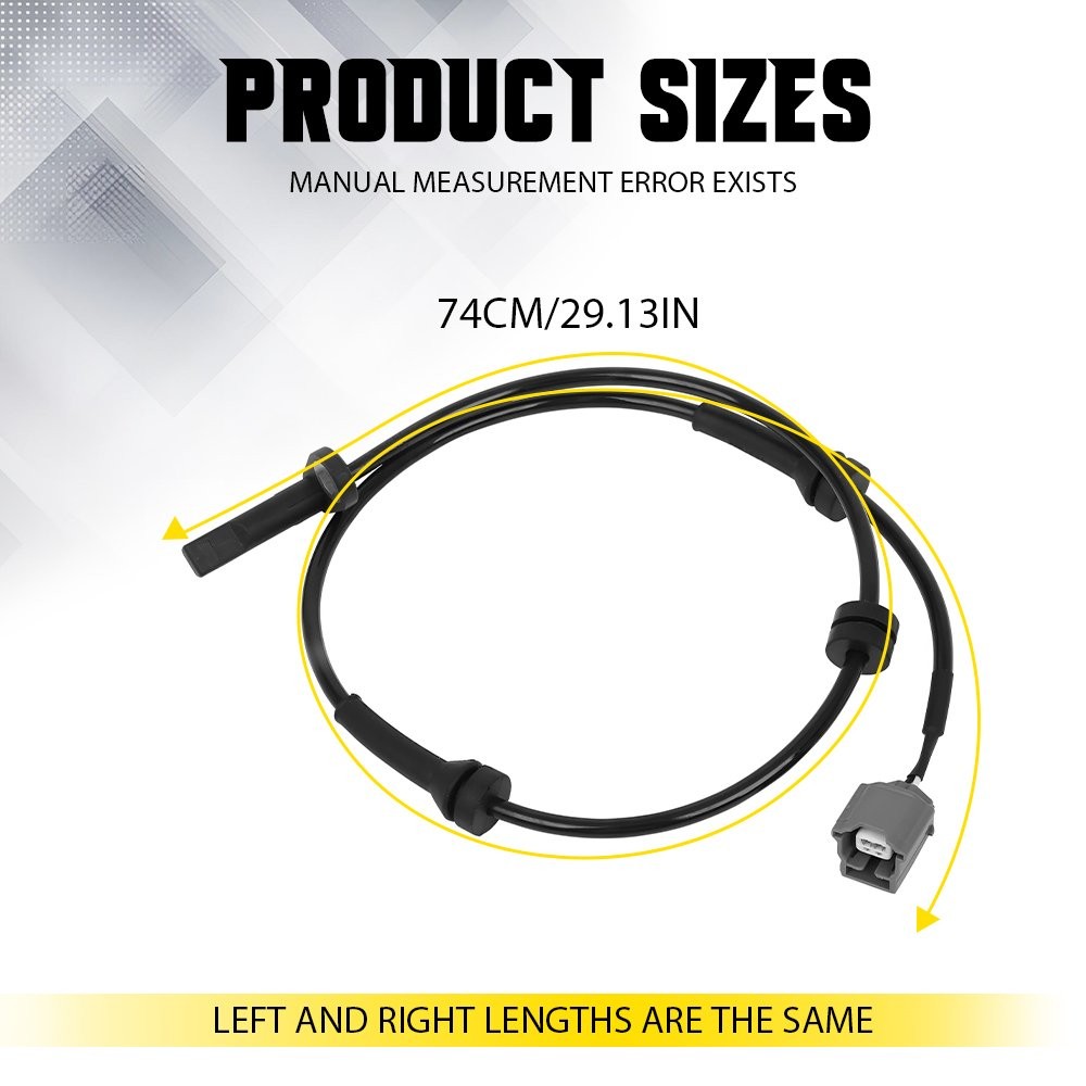 Front Driver & Passenger Side ABS Wheel Speed Sensor for Nissan Rogue 2014-2020