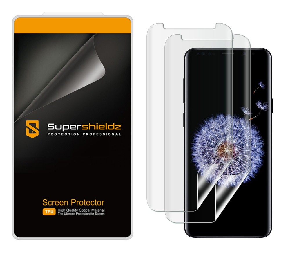 2x Supershieldz for Samsung Galaxy S9 Plus Clear Full Coverage Screen Protector