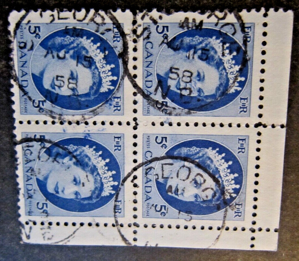 Canada #341  CDS Cancel ST GEORGE, NB {ebhs127}