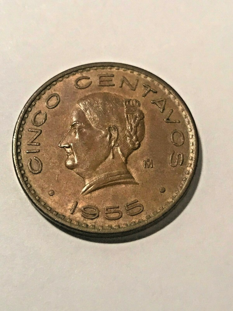 1955 Mexico 5 Centavos XF+ #17125