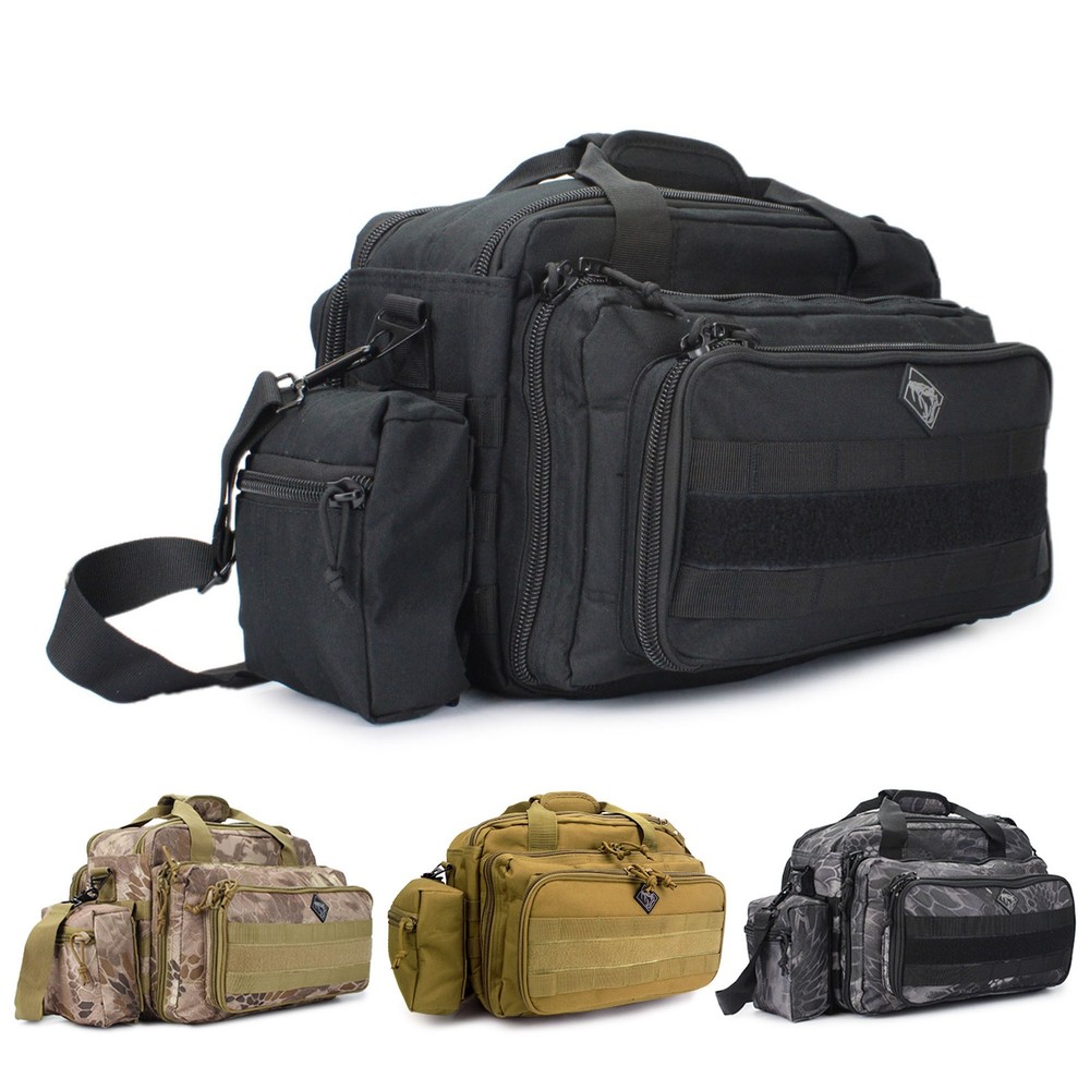 Rattlesnake Tactical Large Range Bag w/ Pistol Retention System