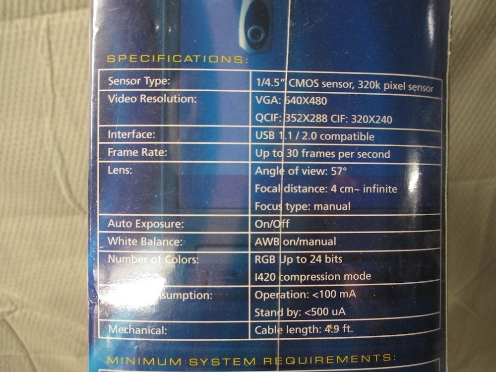 Ezonics iContact Pro VGA WebCam & Microphone HeadSet - New Sealed