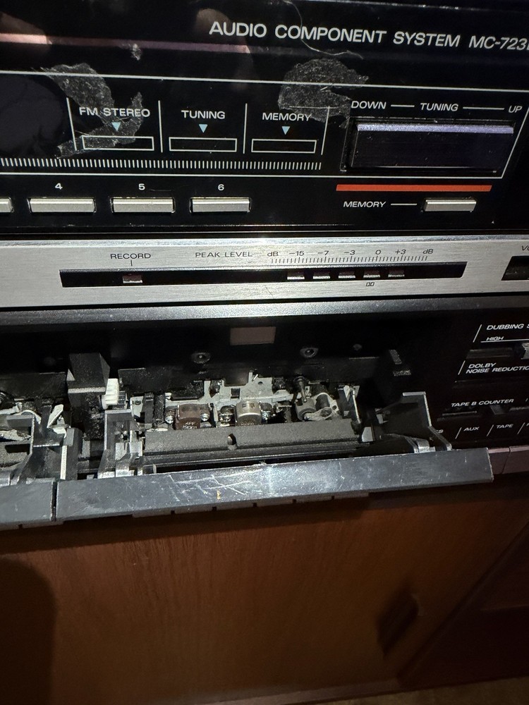Fischer MC-723 Record Double Tape Deck Cassette Player Working Item