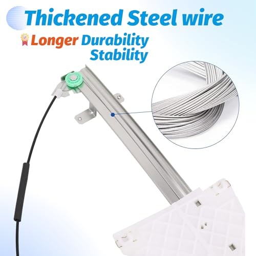 Rear Left Driver & Right Passenger Side Power Window Regulator with Motor