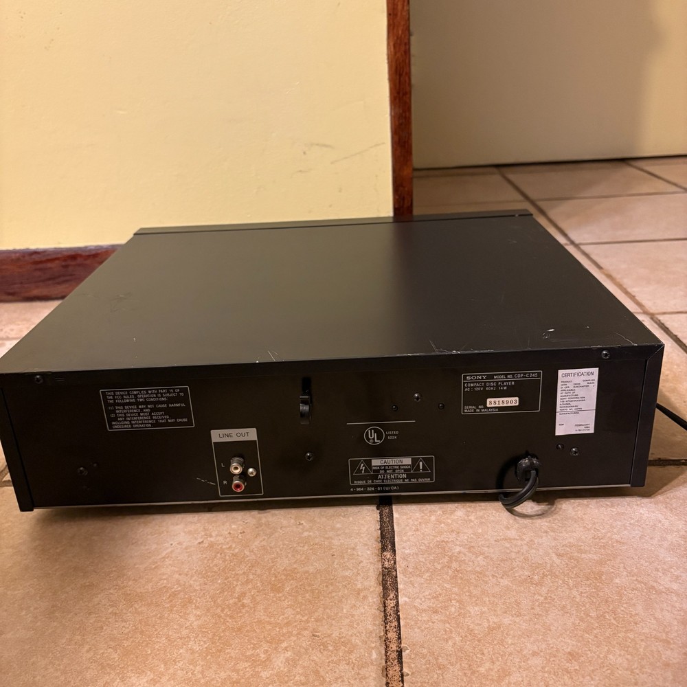 Sony CDP-C245 5-Disc CD Player
