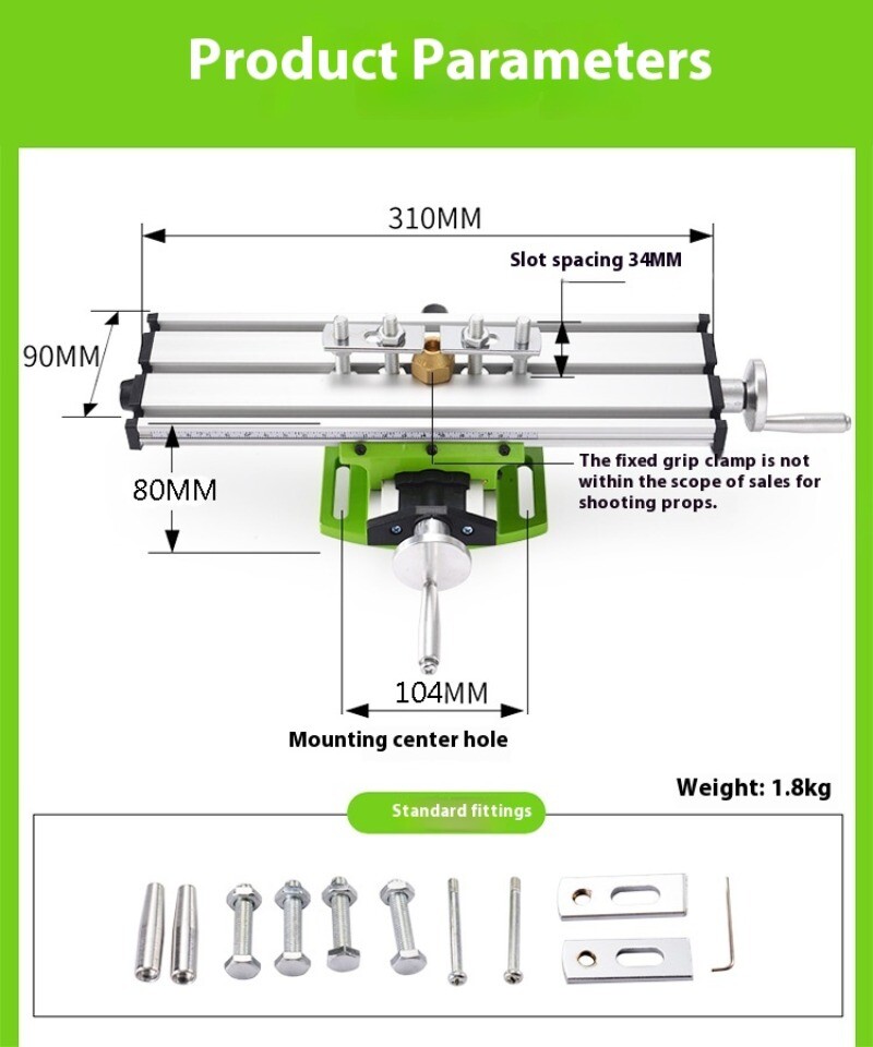 Precision Cross Multifunctional Worktable Xy-axis Miniature Mobile Sliding Table