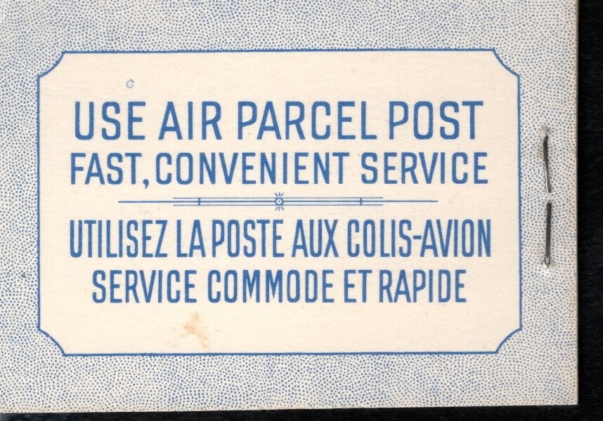 CANADA BOOKLETS UNITRADE 49a+49b TYPE I - J77+79