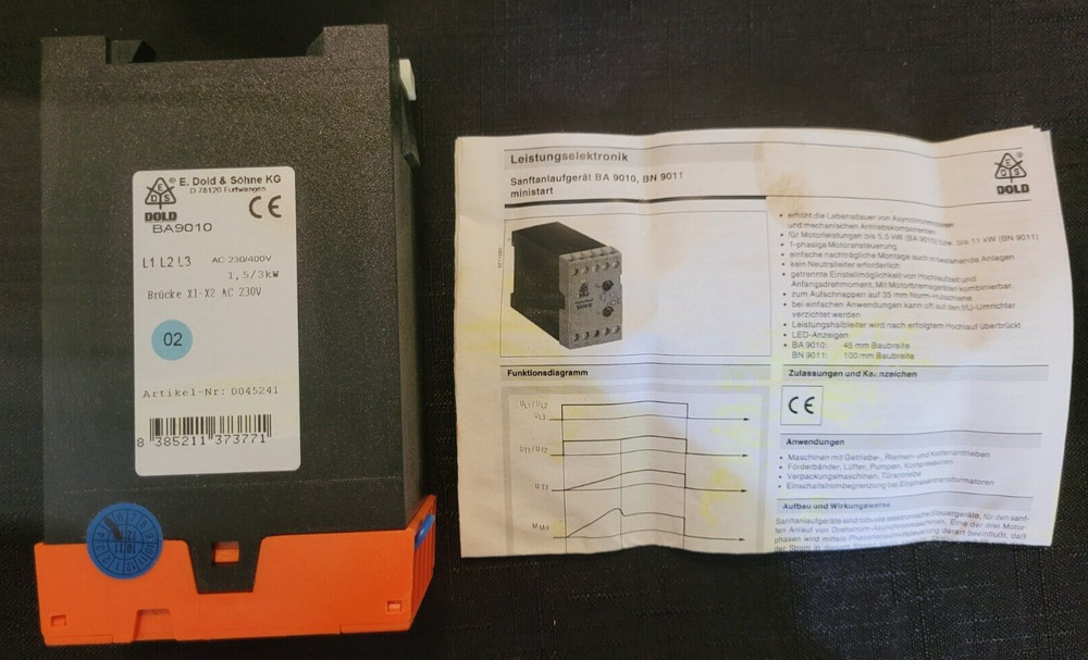 BA9010 DOLD MINISTART NEW