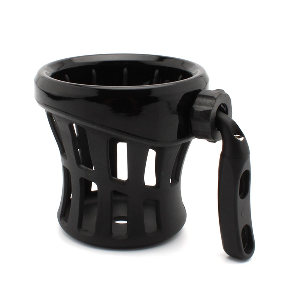 Motorcycle Handlebar Cup Holder Drink W/ Mesh Basket Mount For Harley-Davidson