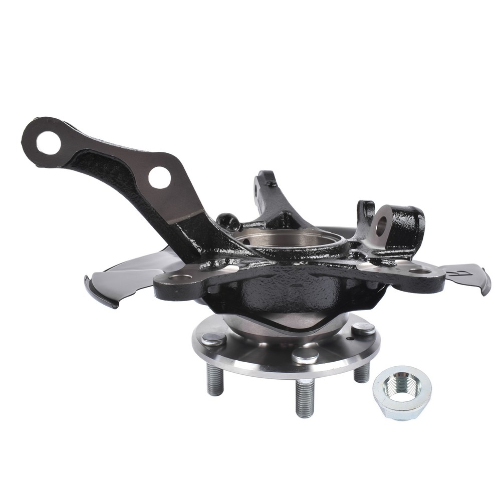 Front Right Steering Knuckle & Hub Bearing Assy Replacement for Honda Civic