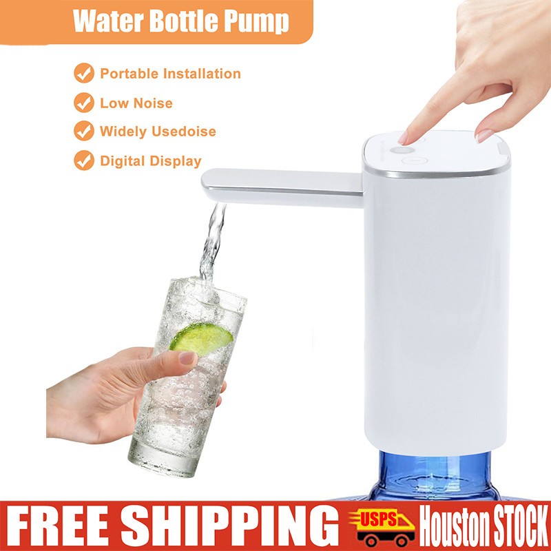 US Water Bottle Switch Pump Electric Automatic Universal Jug Dispenser USB
