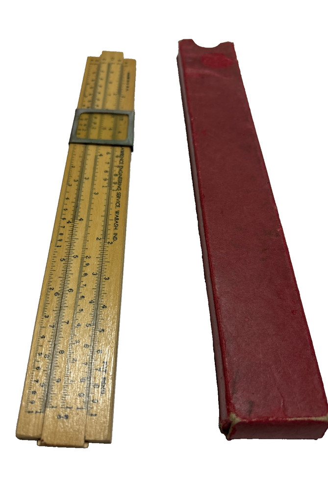 Vintage Lawrence Engineering Service Slide Rule 8-B