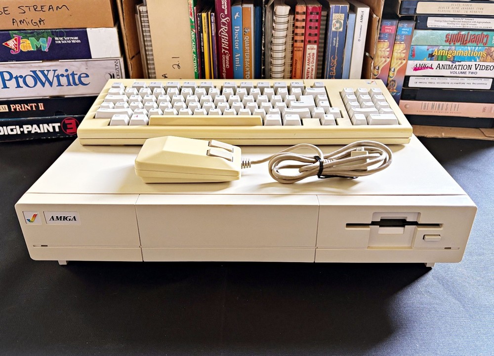 Commodore Amiga 1000 Computer W/ Mouse, Keyboard, Accessories, Software, & More!