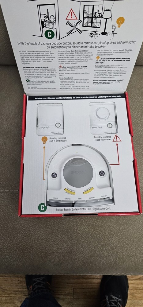 Westclock-The Bedside Security System