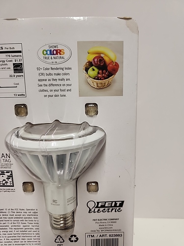 Feit Electric PAR30 LED Focused Light 75 WATT Replacement Uses 13 WATTS Dimmable