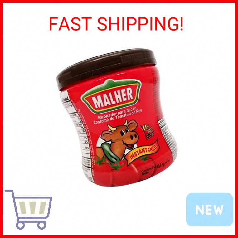 Malher Tomato Beef Bouillon 16 oz - Consome De Tomate Y Res
