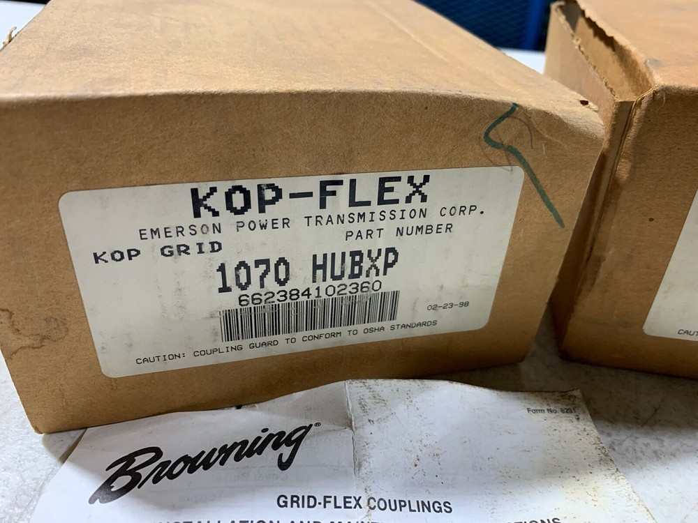Kop Flex 1070 HUBXP Grid Flex Gear Coupling Hub NOS