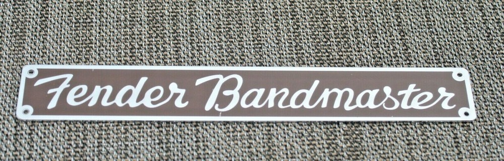 5E7 Tweed Bandmaster Logo Badge