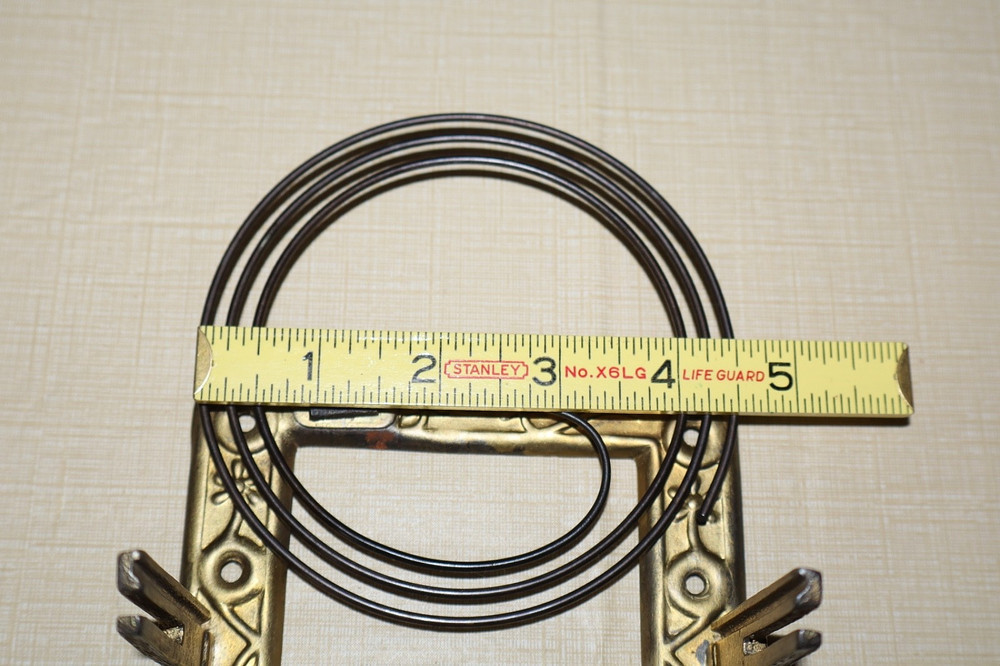 German Wall Clock Movement Mounting Bracket with Gong