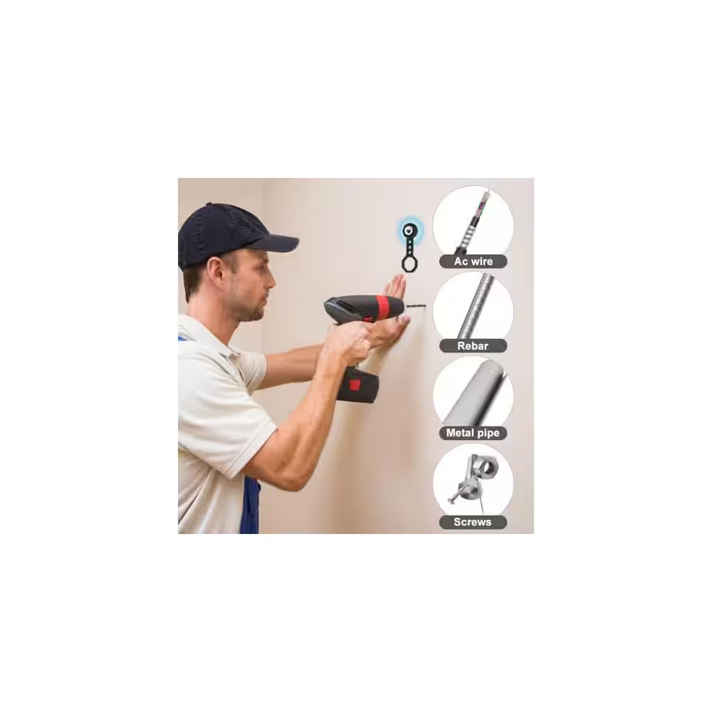 Magnetic Stud Finder Wall Scanner Tool with 27 Lbs. Pull Power for Drywall Ceram