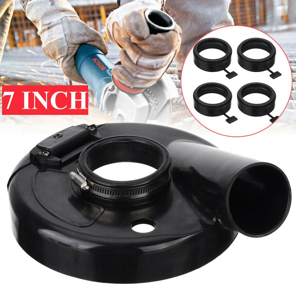 7-Inch Vacuum Dust Shroud for Angle Grinder - Efficient Dust Control Attachments