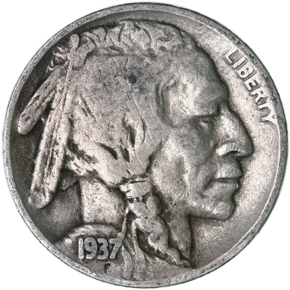 1937 D Buffalo Nickel Very Good VG