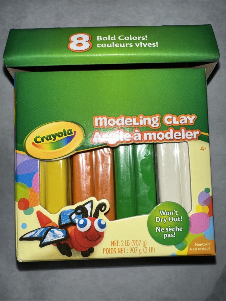 Crayola Modeling Clay Box 8 Bold Colors