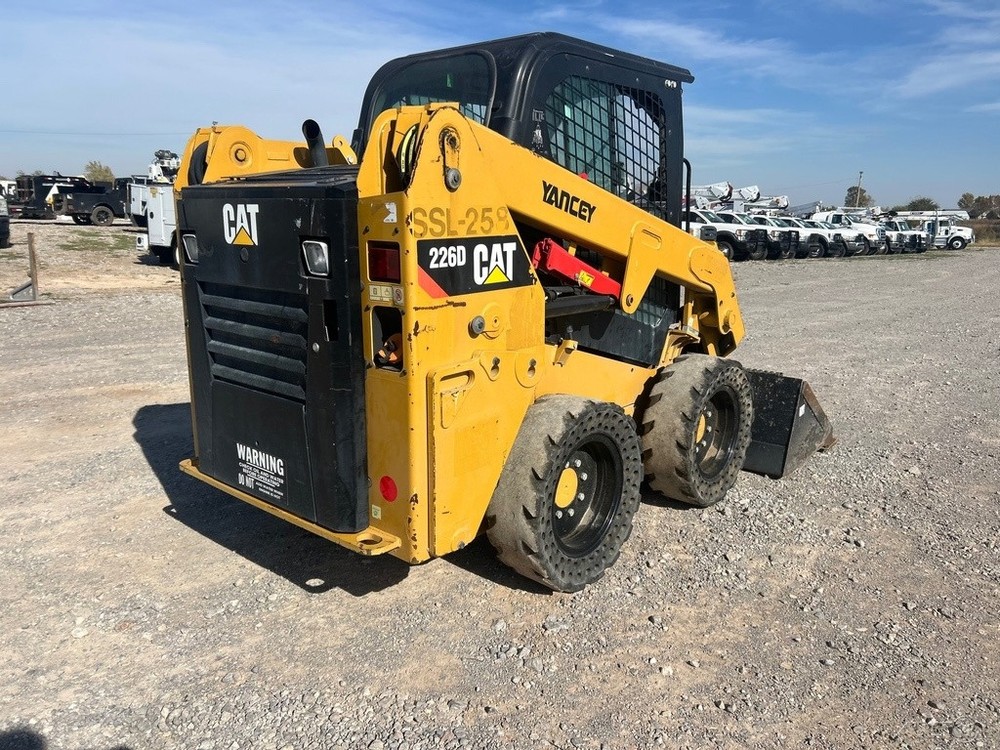 2019 Caterpillar 226D Cab A/c Joystick Hyd Quick Coupler Skid Steer Used