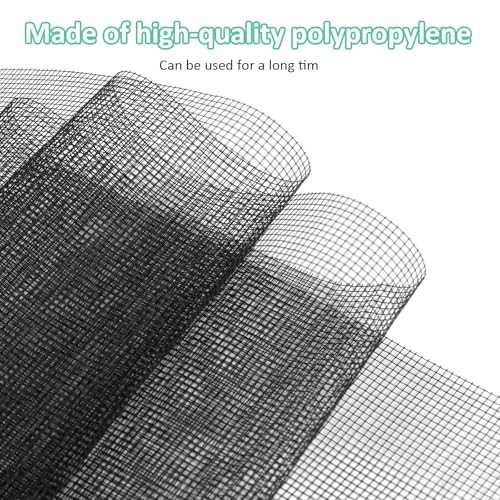 48x102 Inch Window Screen Replacement, DIY Adjustable Pet-Proof Patio Screen,