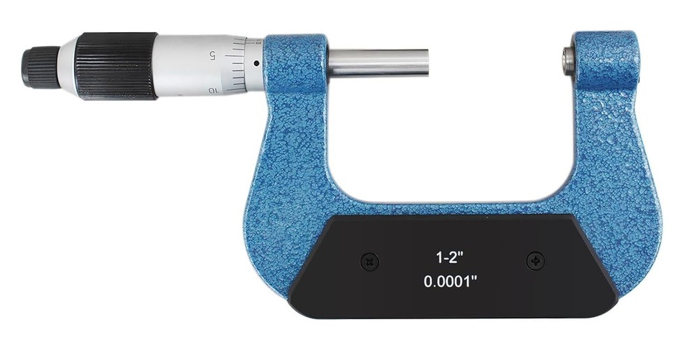 1-2'' X 0.0001'' Screw Thread Micrometer with 5 Anvil in Fitted Box,
