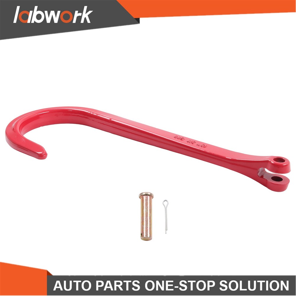 Labwork 15 Inch J Hook G80 7100 Lbs Working Load Limit Roll Back Clevis Red