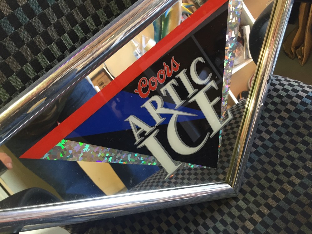 Vintage Artic Ice Beer Mirror 1995