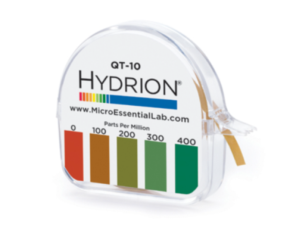 Hydrion Quat Test 0-400PPM