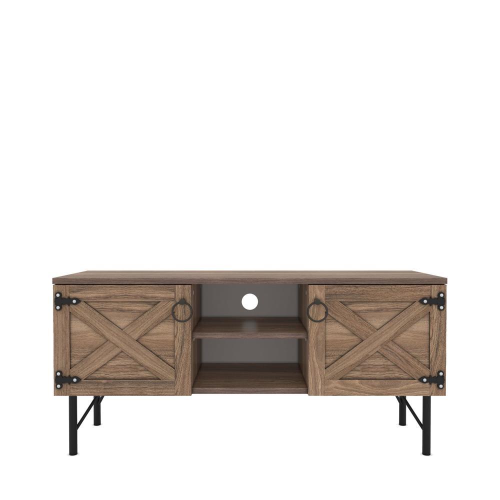 TV Stand with 2 Cupboards Vintage 2 Colors