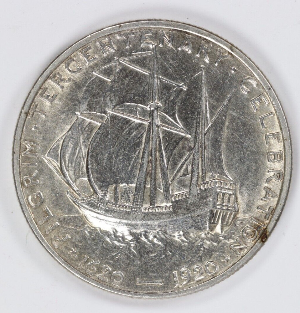 1920 Pilgrim Tercentenary Commemorative Half Dollar Coin 50c