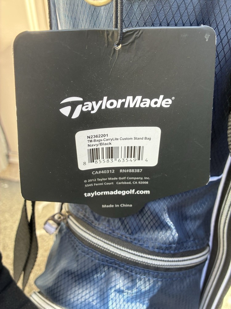 2012 Taylor Made Golf Bag Navy/Black