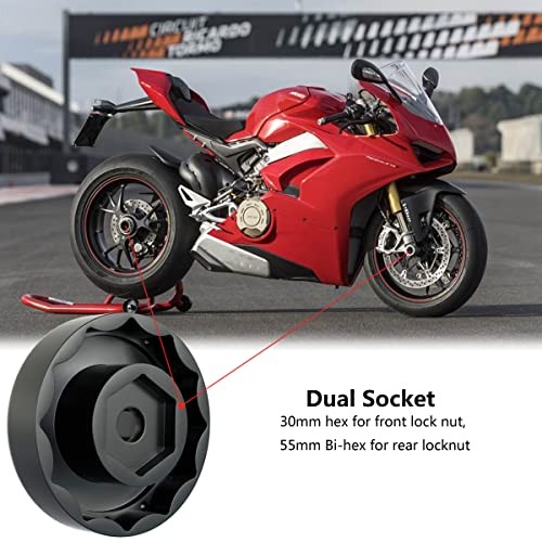 Wheel Nut Socket for Ducati - Front Rear Wheel Axle Nut Socket Tool for Ducati