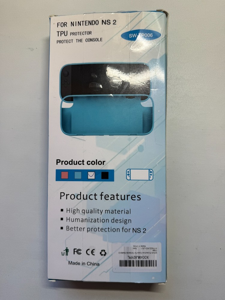 Nintendo Switch 2 TPU Protective Case Clear Console Cover Protector NS2 NEW