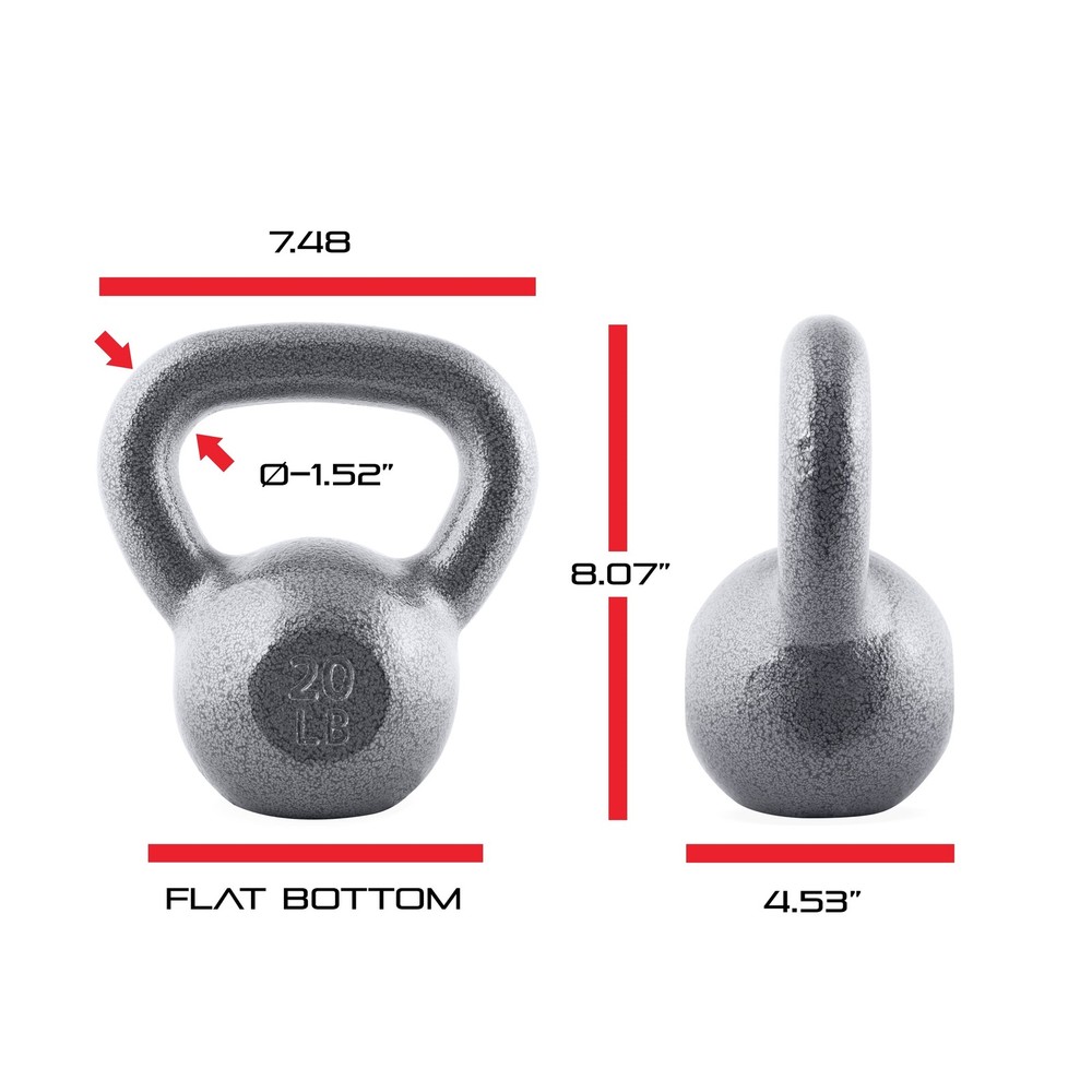 CAP Barbell Cast Iron Kettlebell Single 20 Pounds
