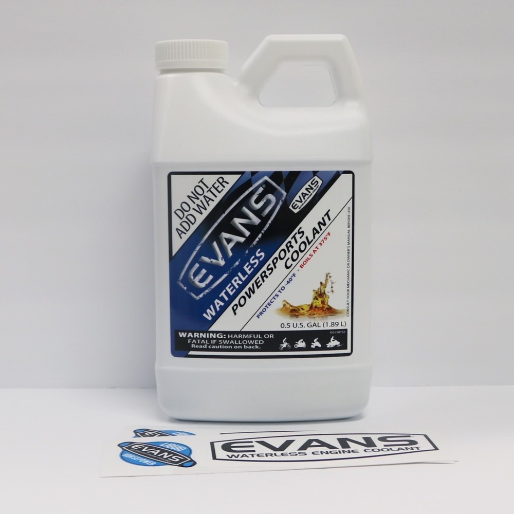 EVANS Powersports  Waterless Coolant Part #EC72064 w/Decals