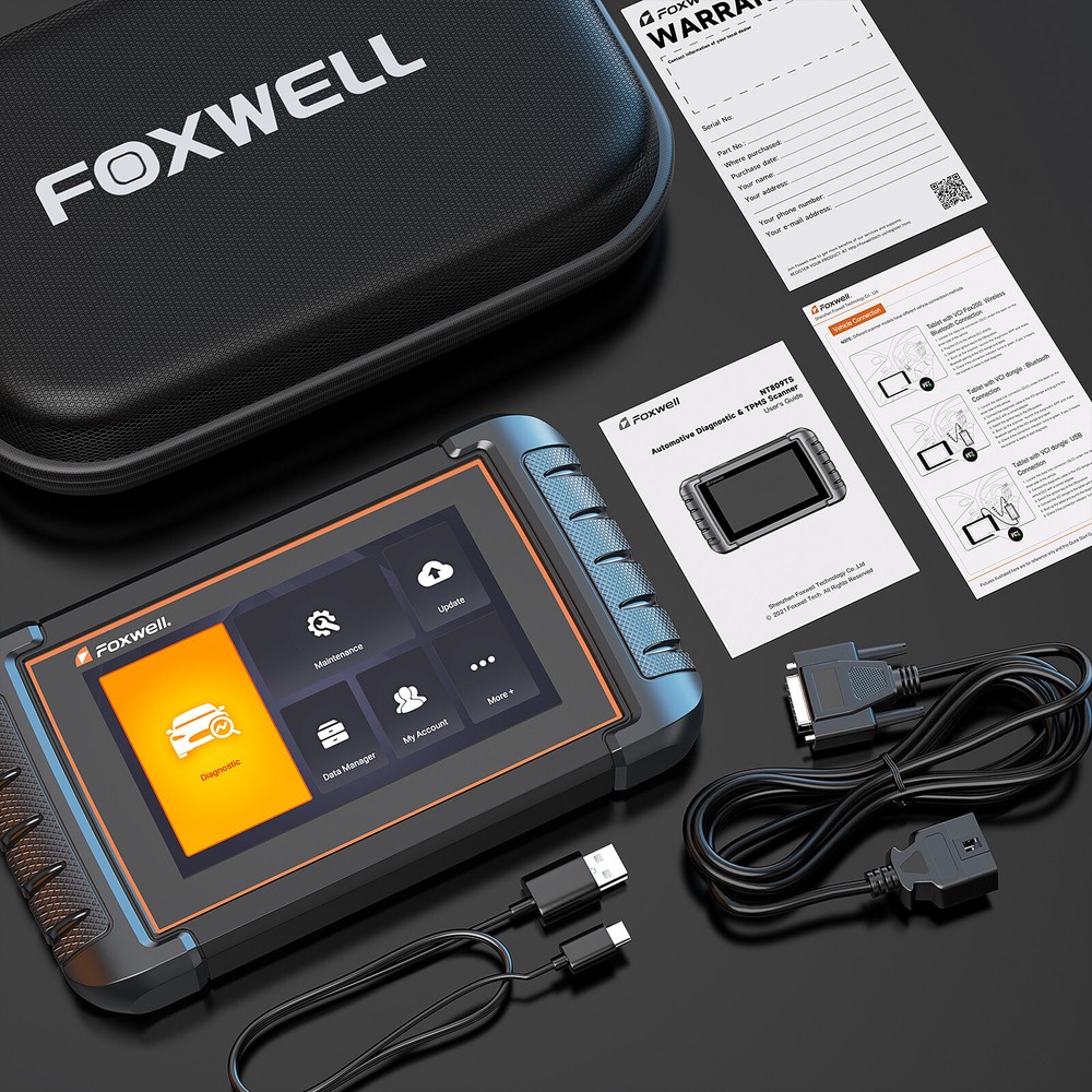 Foxwell NT809 Bidirectional All System Diagnostic Tool EPB SAS TPMS OBD2 Scanner
